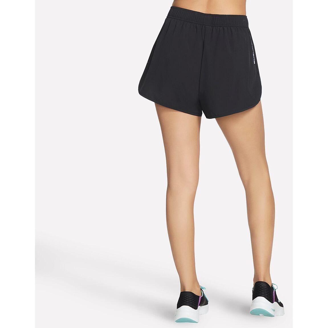 Pantaloncini Skechers performance 3 Inch Hybrid Short, Nero, Donne 2/4