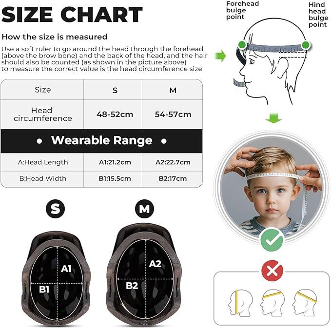ROCKBROS Fahrrad Integriert Kinderhelm 3/5