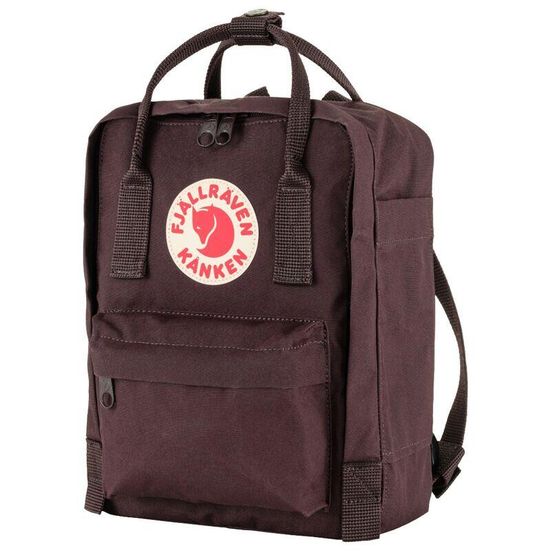 Mochila Granate Fjallraven Kanken Mini Blackberry 7L Versátil y Resistente 2/4