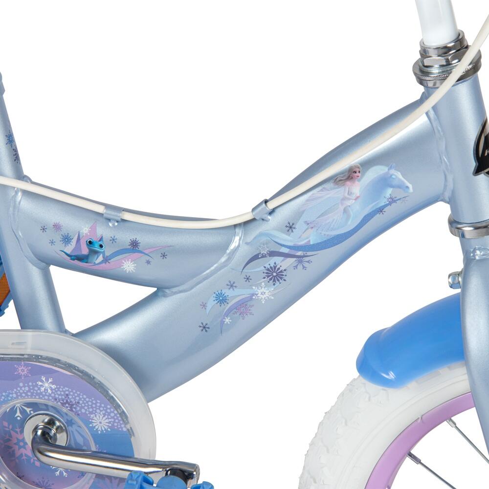 Disney Frozen Vélo à billes pour enfants 14 pouces – Vélo avec roulettes stabili 3/6