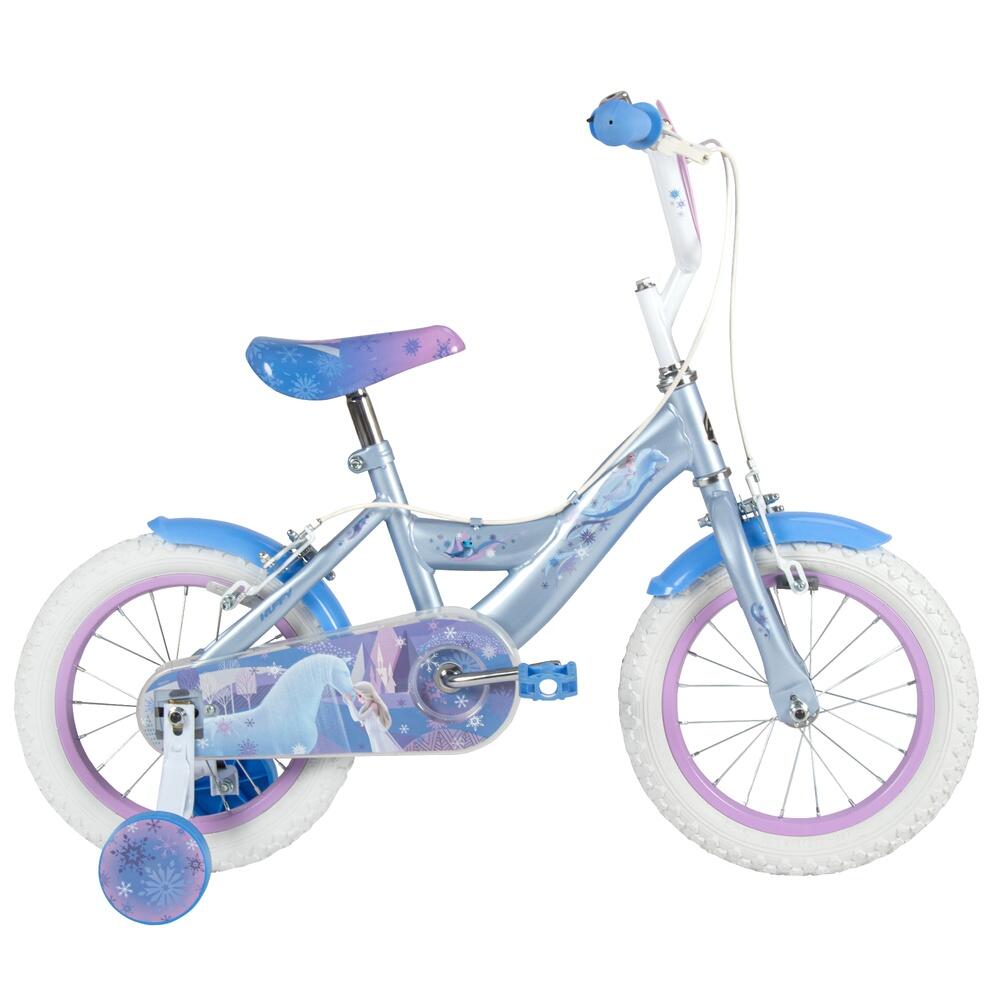 Disney Frozen Vélo à billes pour enfants 14 pouces – Vélo avec roulettes stabili 2/6