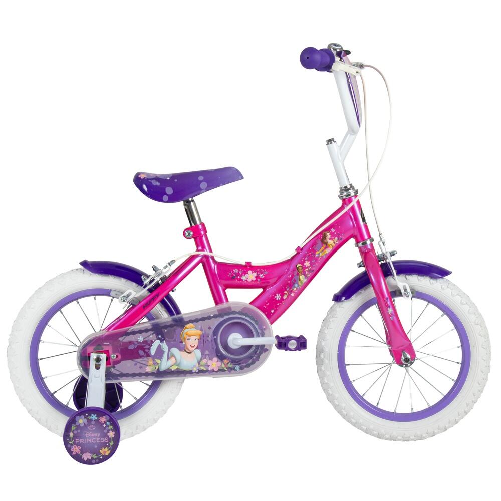 Princesses Disney Vélo à billes pour enfants 14 pouces – Vélo avec roulettes sta 2/5