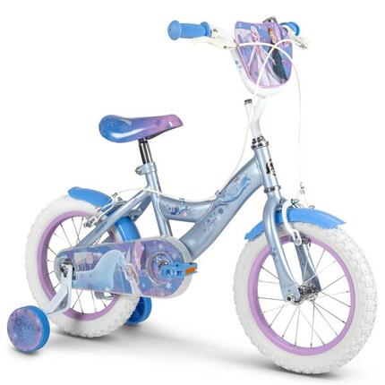 Disney Frozen Kugellager-Fahrrad für Kinder 14 Zoll – Fahrrad mit Stützrädern