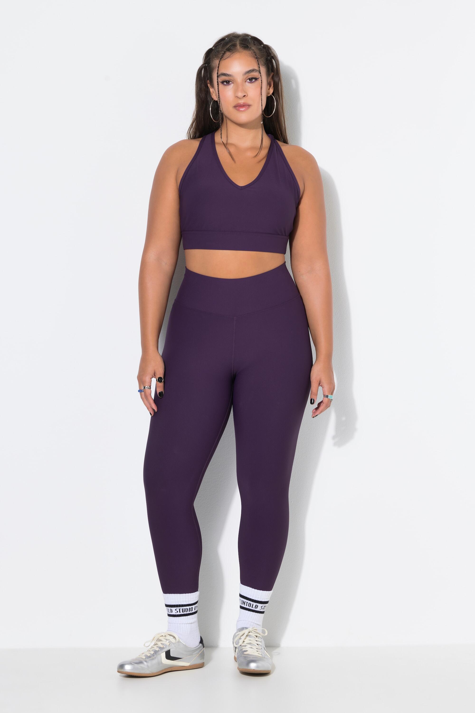 Femme Soutien-gorge en jersey côtelé avec bretelles croisées dans le dos 3/7