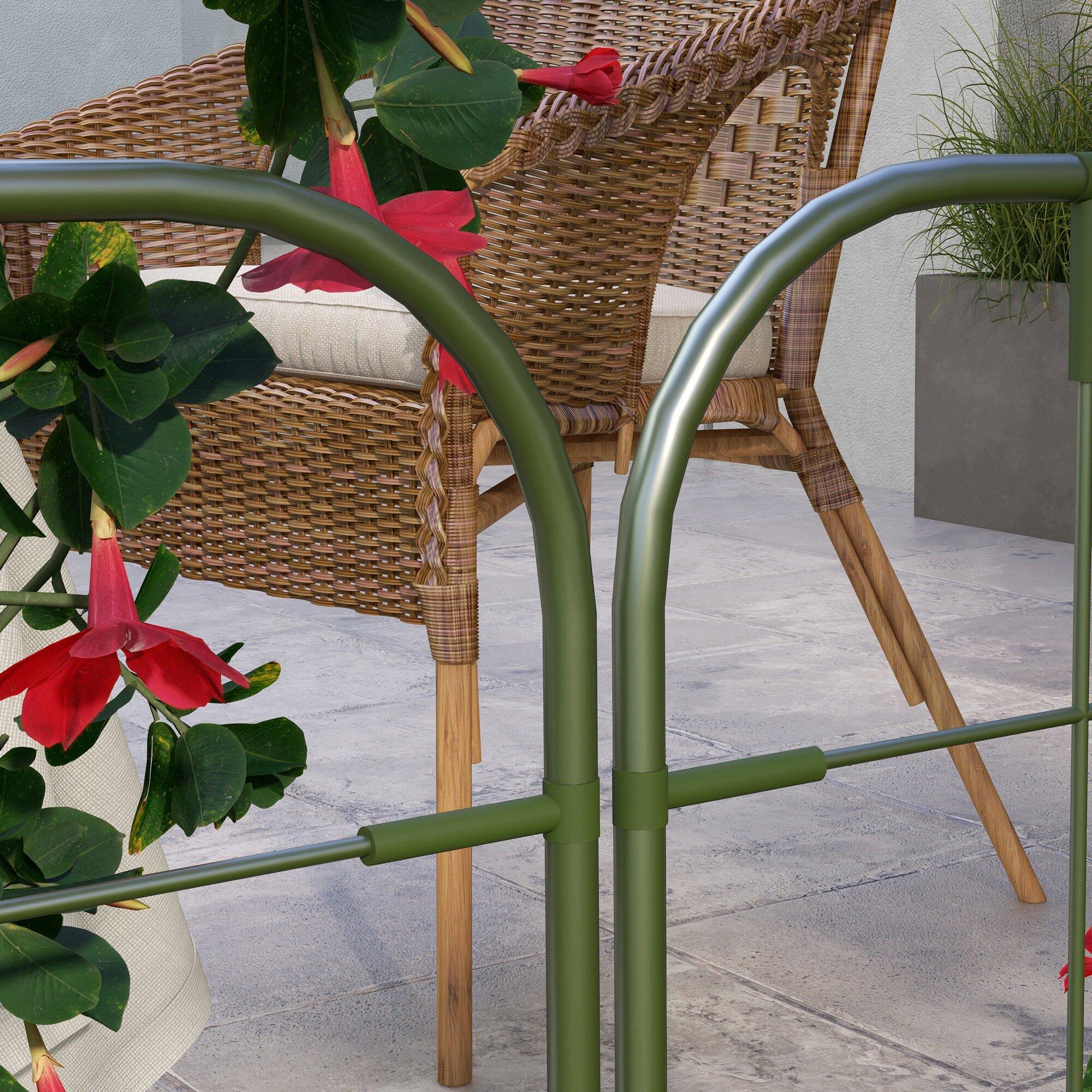 Enrejados de Jardín Outsunny 40x90 cm Verde 5/5