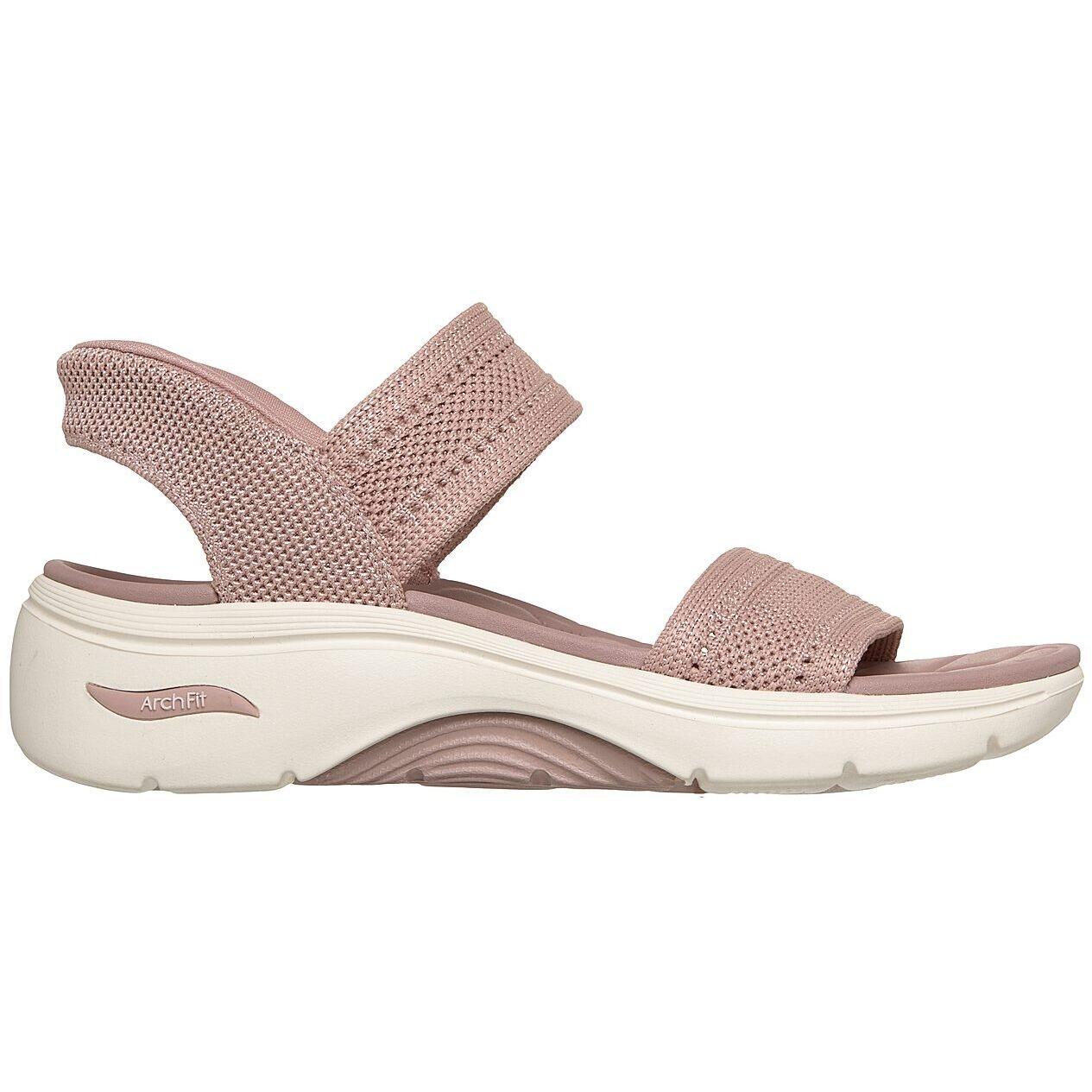 Sandalias Skechers Go Walk Arch Fit 2.0 Sandal -, Púrpura, Mujer 3/5