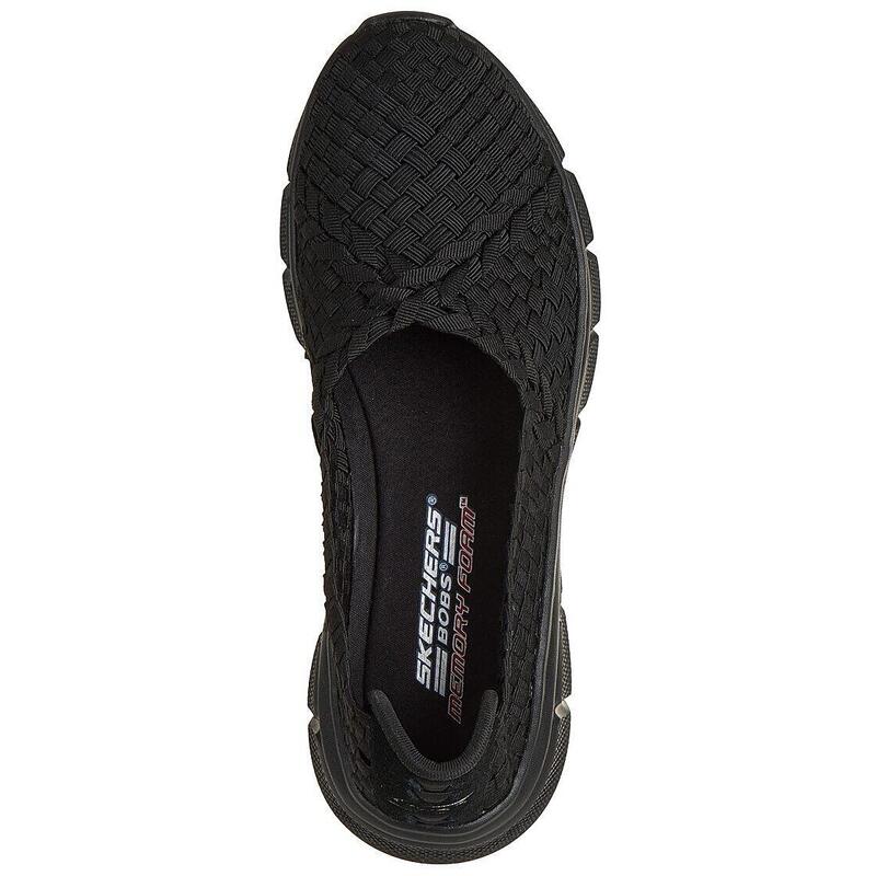 Balerini femei Skechers Bobs B Flex - Flex Web, Negru