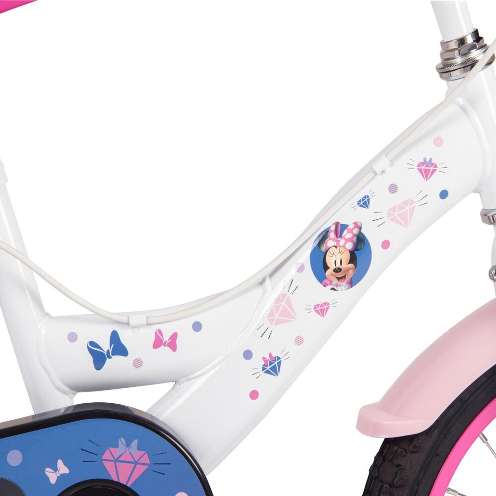 Disney Minnie Kugellager-Fahrrad für Kinder 16 Zoll – Fahrrad mit Stützrädern 3/6