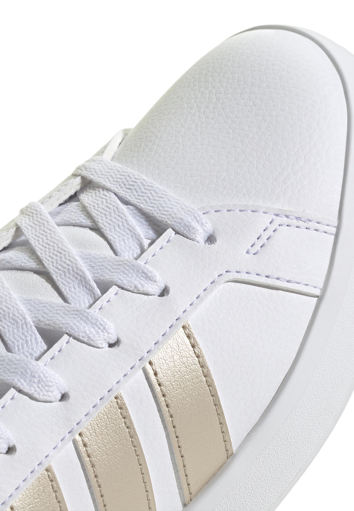 Adidas GRAND COURT BASE 3.0 Damen Sneaker Frauen Freizeitschuh HQ0094 weiß/gold 4/7
