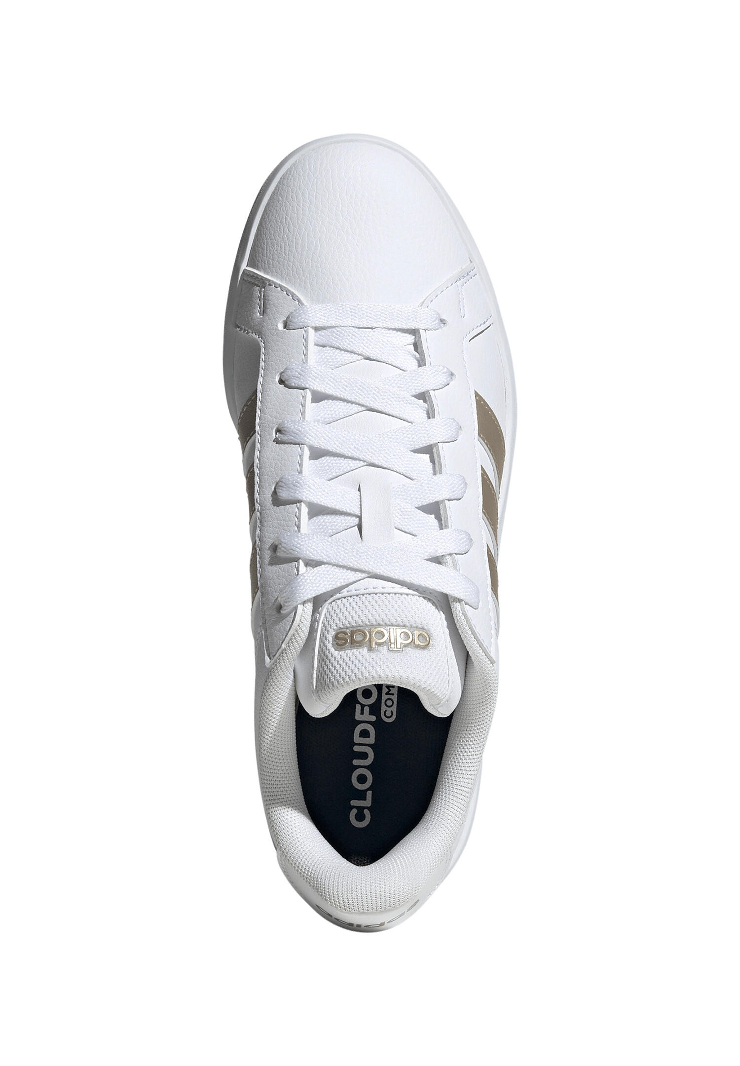 Adidas GRAND COURT BASE 3.0 Damen Sneaker Frauen Freizeitschuh HQ0094 weiß/gold 6/7