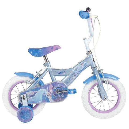 Disney Frozen Kugellager-Fahrrad für Kinder 12 Zoll – Fahrrad mit Stützrädern
