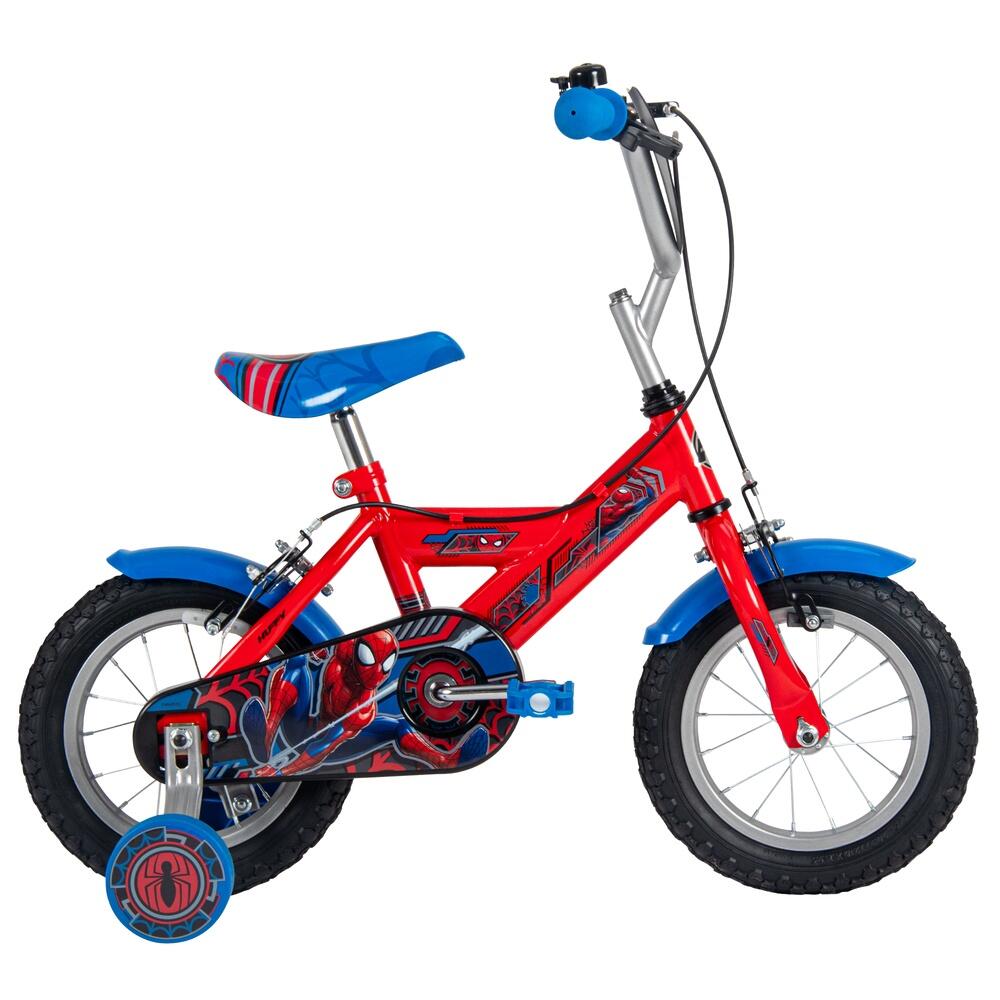 Spider-Man Bicicleta de bolas para niños 12 pulgadas – Bici con ruedas estabiliz 2/6