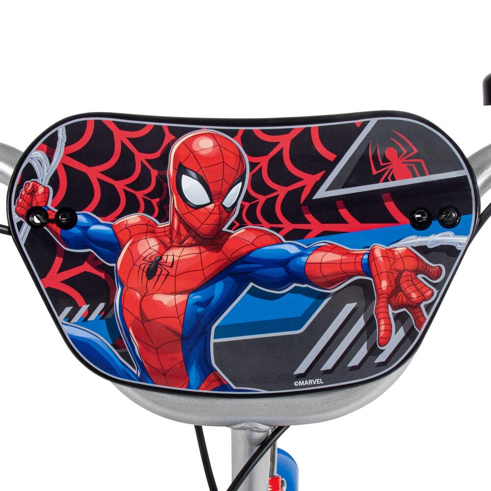 Spider-Man Bicicleta de bolas para niños 12 pulgadas – Bici con ruedas estabiliz 5/6