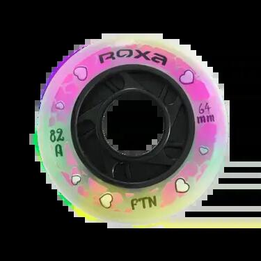 64mm 82A Black LED wheels