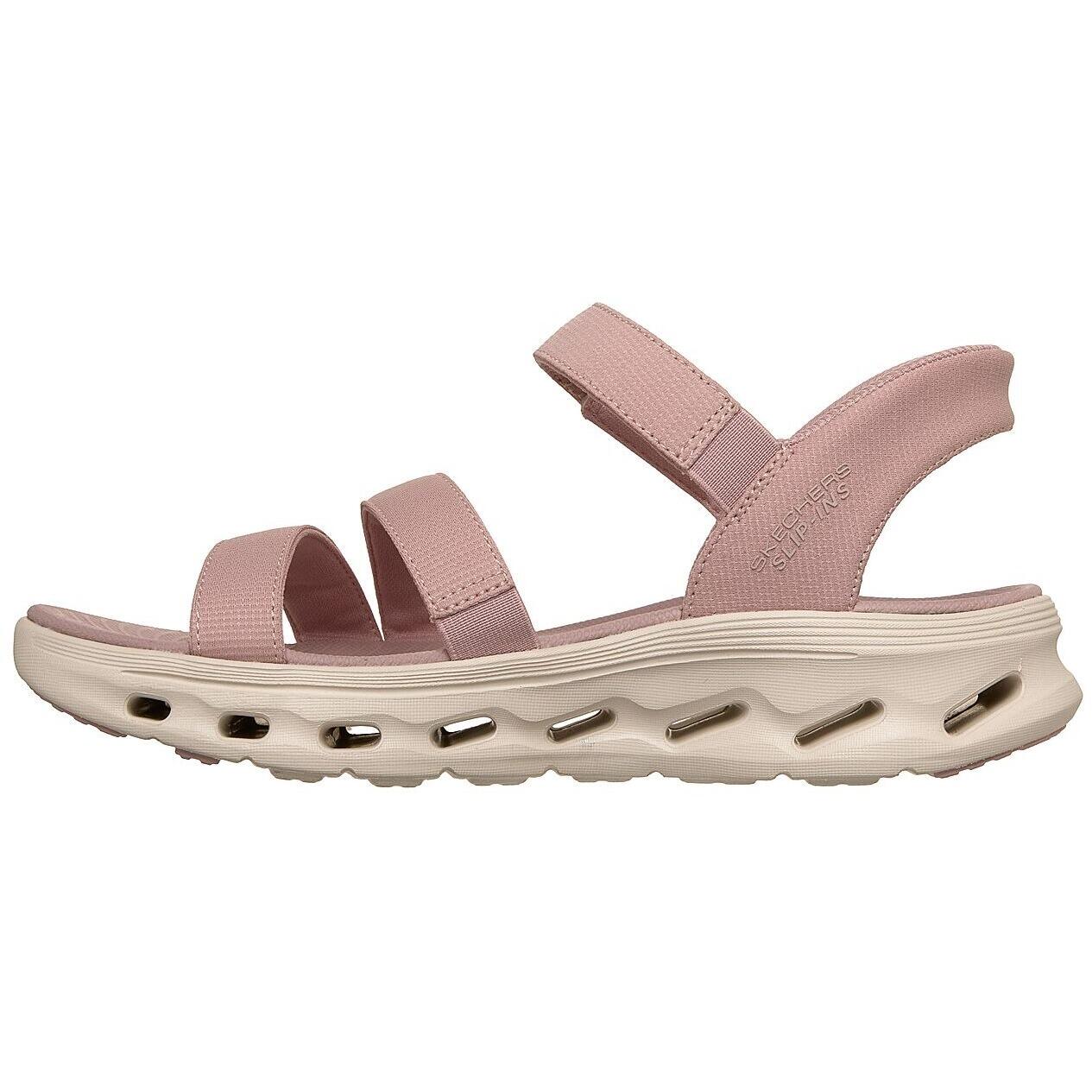 Sandalen Skechers Go Walk Glide-step 2.0 Sandal, Rosa, Damen 5/7
