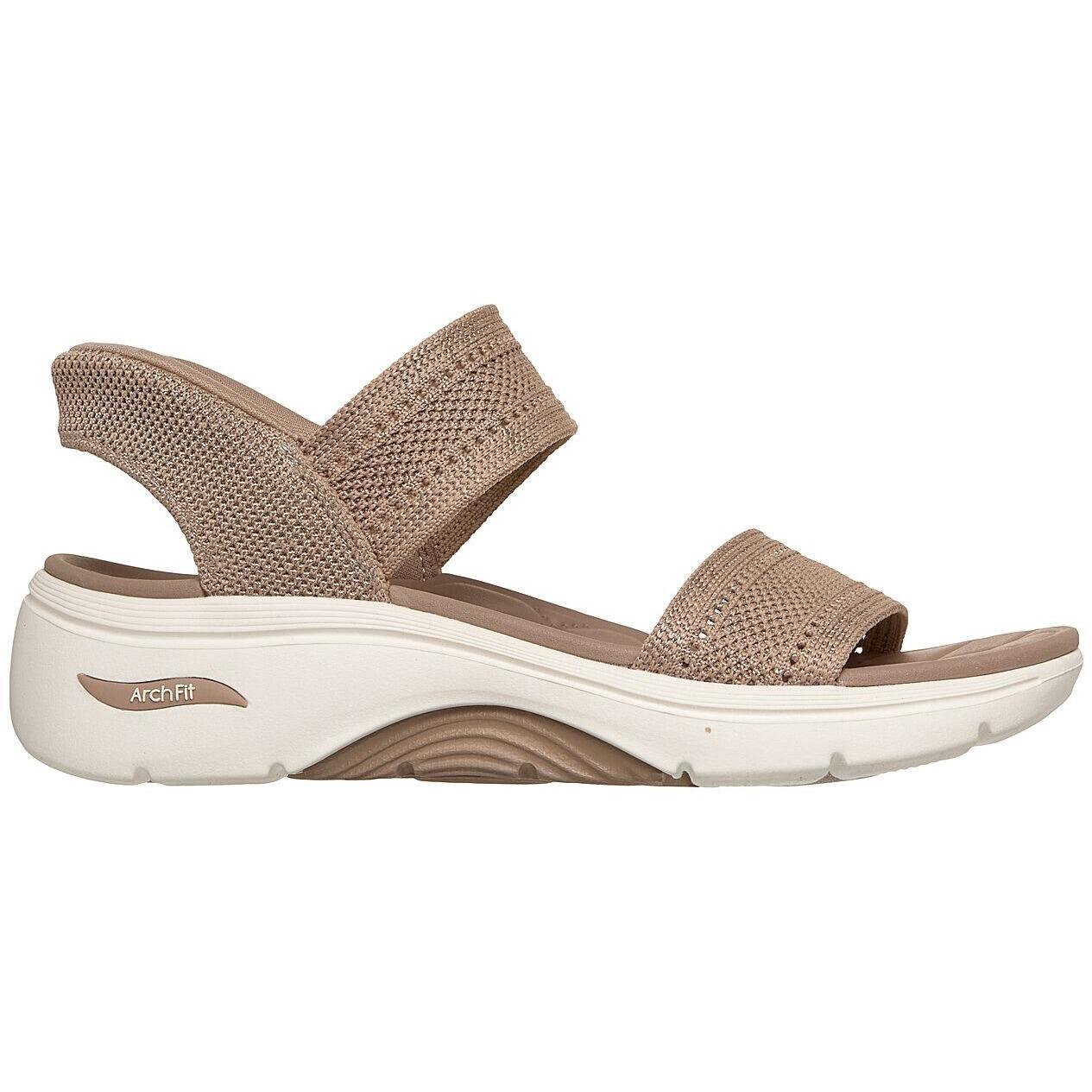 Sandalen Skechers Go Walk Arch Fit 2.0 Sandal -, Bruin, Dames 3/5
