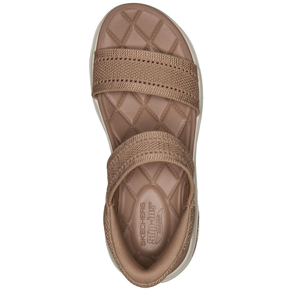 Sandalen Skechers Go Walk Arch Fit 2.0 Sandal -, Bruin, Dames 2/5