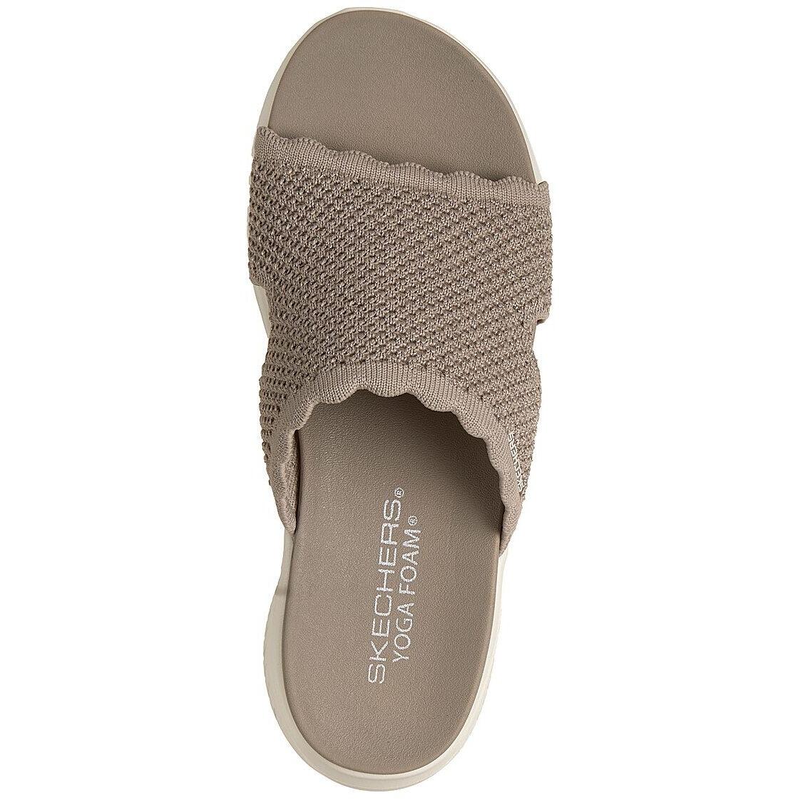 Slaan Skechers Ultra Flex 3.0 Sandal-bring I, Beige, Dames 2/5