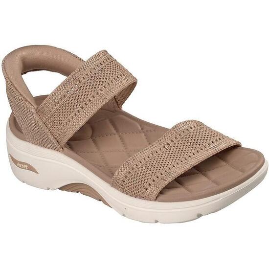 Sandalen Skechers Go Walk Arch Fit 2.0 Sandal -, Braun, Damen