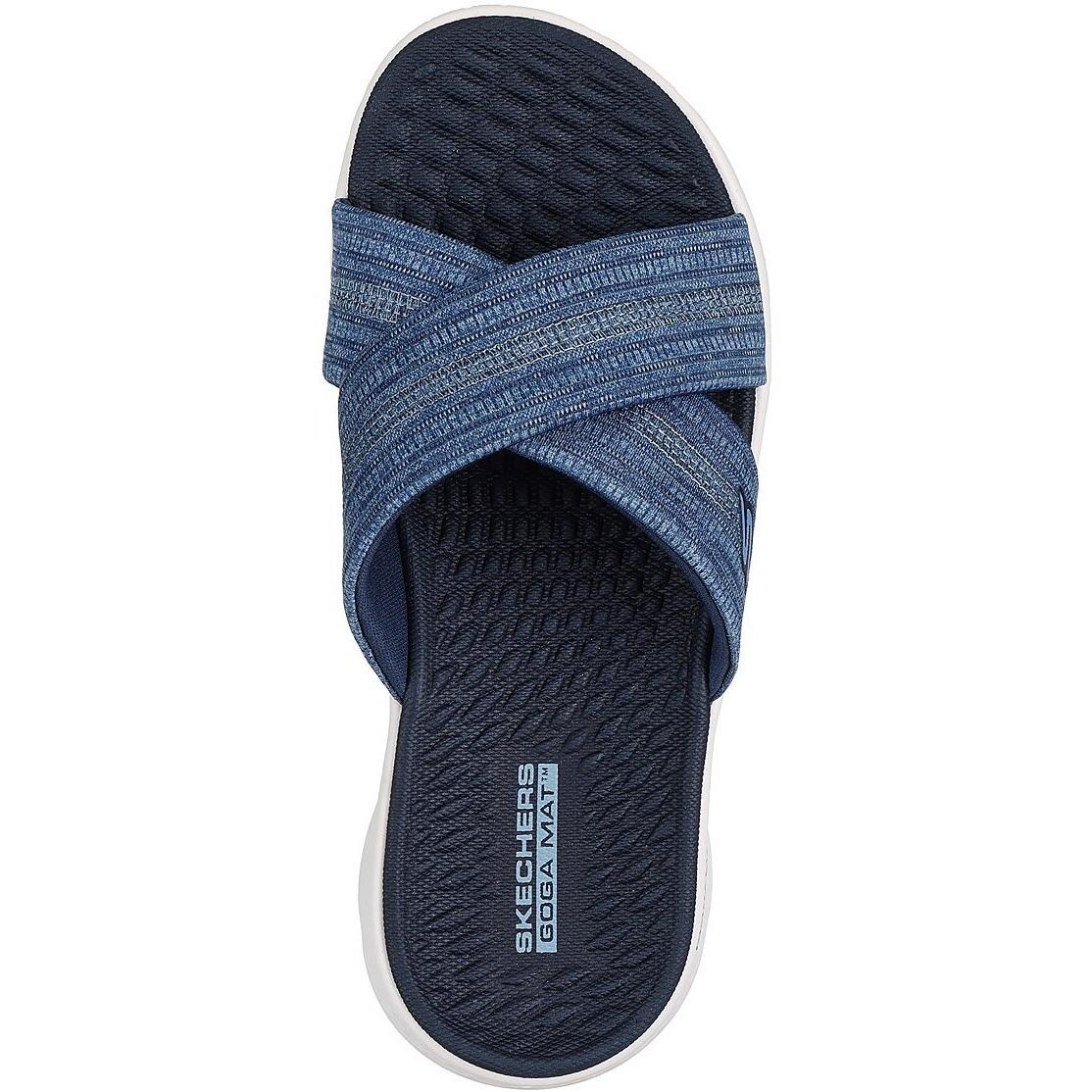Schiaffi Skechers Go Walk Flex - Impress, Blu, Donne 2/5