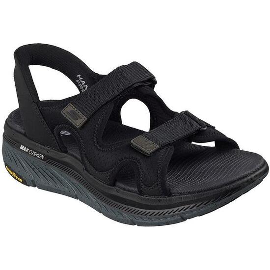 Sandalias Skechers Max Cushioning Premier 2.0 Sa, Negro, Hombre