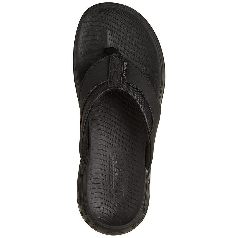 Slapi barbati Skechers Street Retro Jogger-tate, Negru