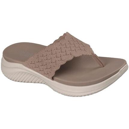 Sandalen Skechers Ultra Flex 3.0 Sandal-rhythm, Braun, Damen