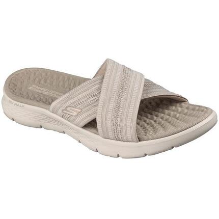 Ohrfeigen Skechers Go Walk Flex - Impress, Beige, Damen