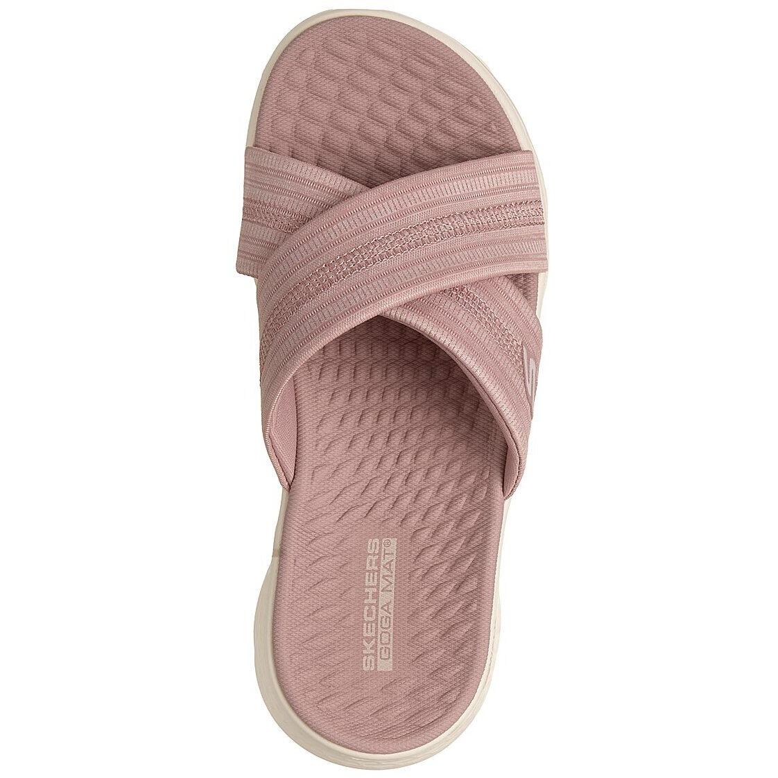 Tapas Skechers Go Walk Flex - Impress, Cor de rosa, Mulheres 2/5