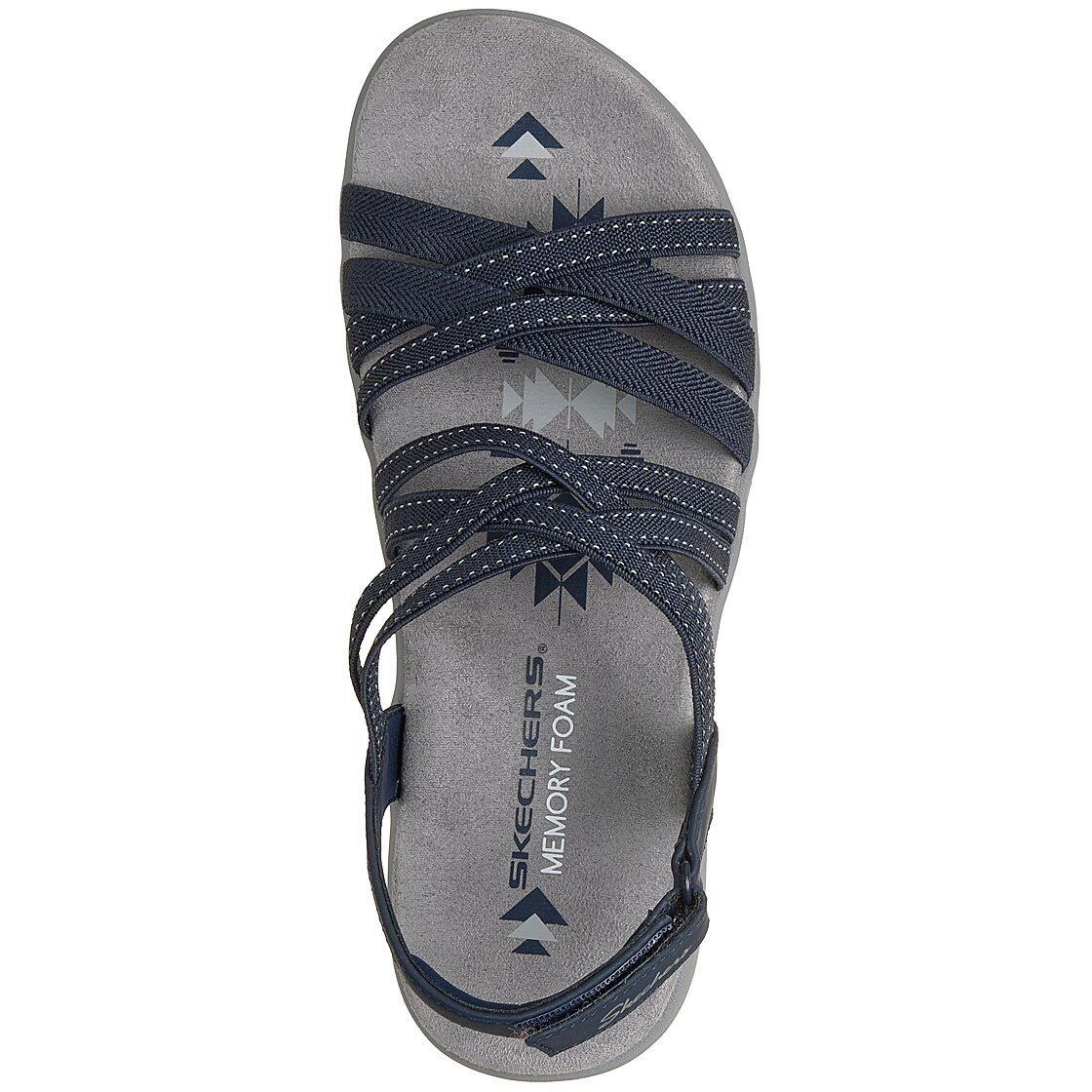 Sandales Skechers Reggae Slim - Summer Getaway, Bleu, Femmes 2/5