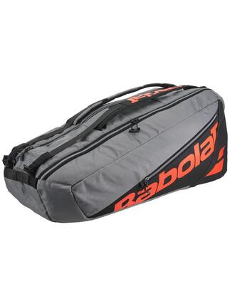 Babolat Borsa Tennis RH6 Pure Strike Carbon Grey per 6 Racchette e Scarpe