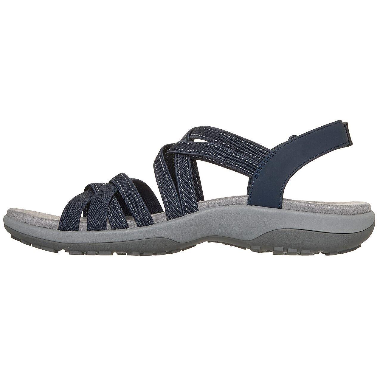 Sandales Skechers Reggae Slim - Summer Getaway, Bleu, Femmes 5/5