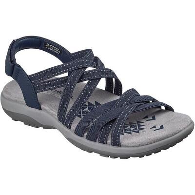 Sandalen skechers reggae slim - summer getaway, blauw, dames