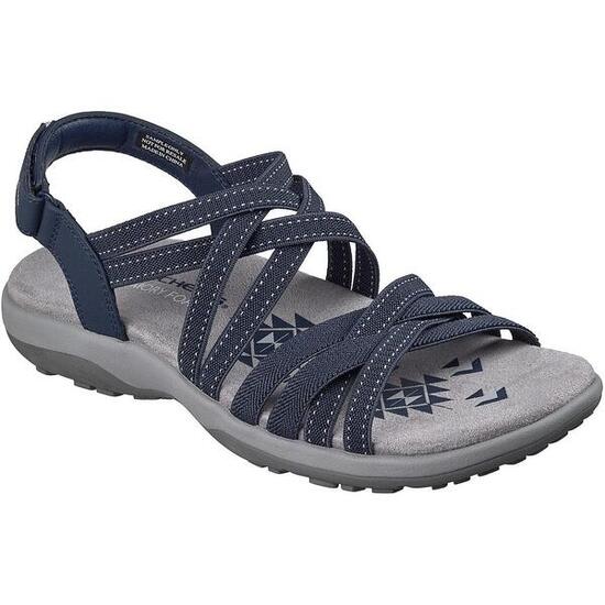 Sandalen Skechers Reggae Slim - Summer Getaway, Blau, Damen