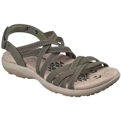 Sandalen skechers reggae slim - summer getaway, groen, dames