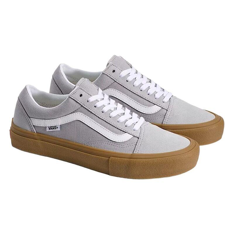 Zapatillas Grises Vans Old Skool Gum Silver Cómodas y Ligeras 2/4
