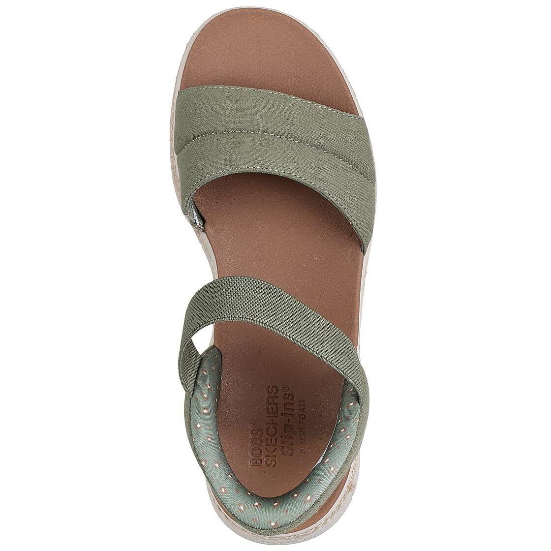 Sandalen Skechers Bobs Sun Ray, Groen, Dames 2/5