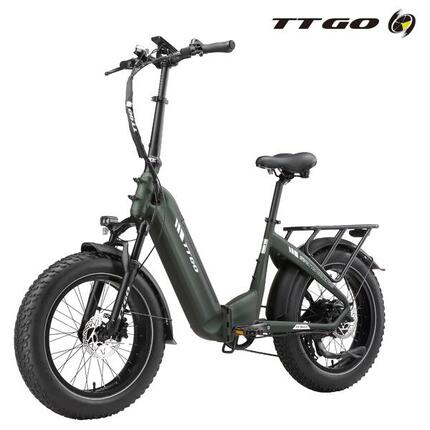 Vélo électrique hybride pneus larges sport F6Boost longue autonomie gris