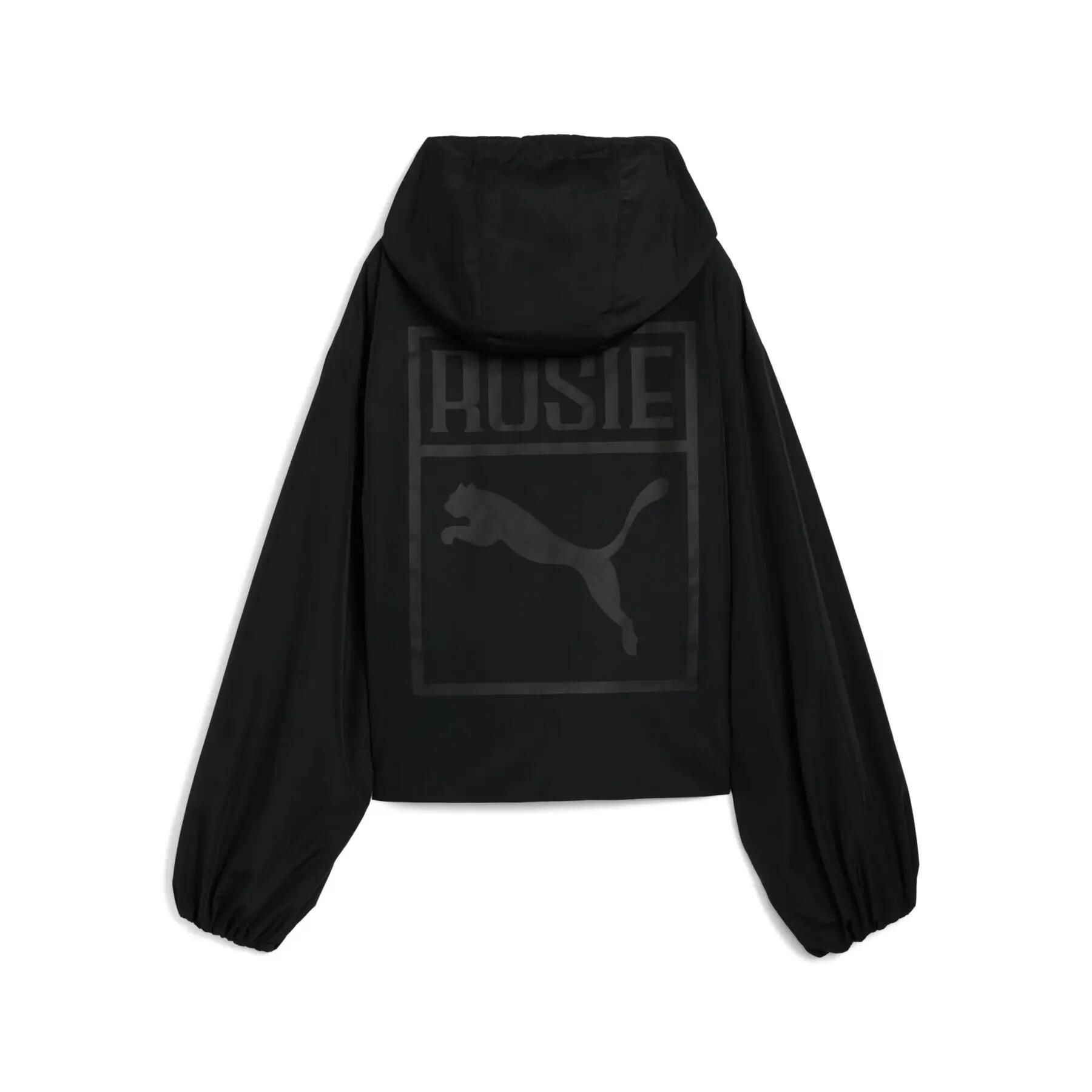 Chaqueta impermeable oversized half-zip mujer Puma 2/6