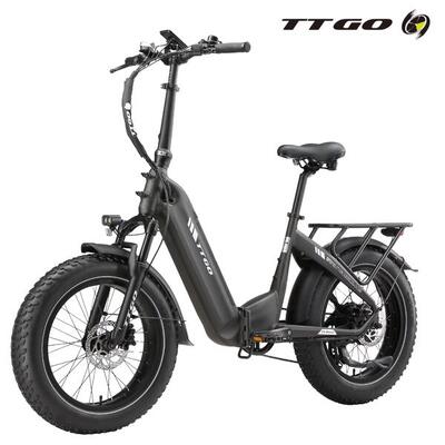 Elektrische hybride fiets brede band sport f6boost lange afstand grijs