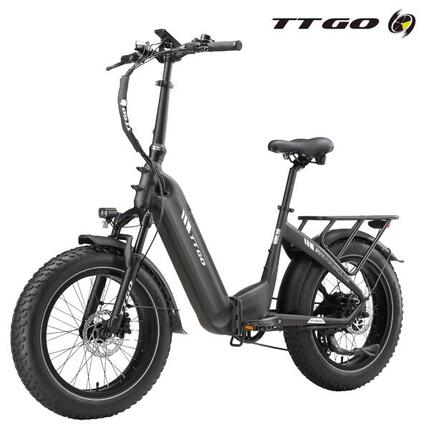 Vélo électrique hybride pneus larges sport F6Boost longue autonomie gris