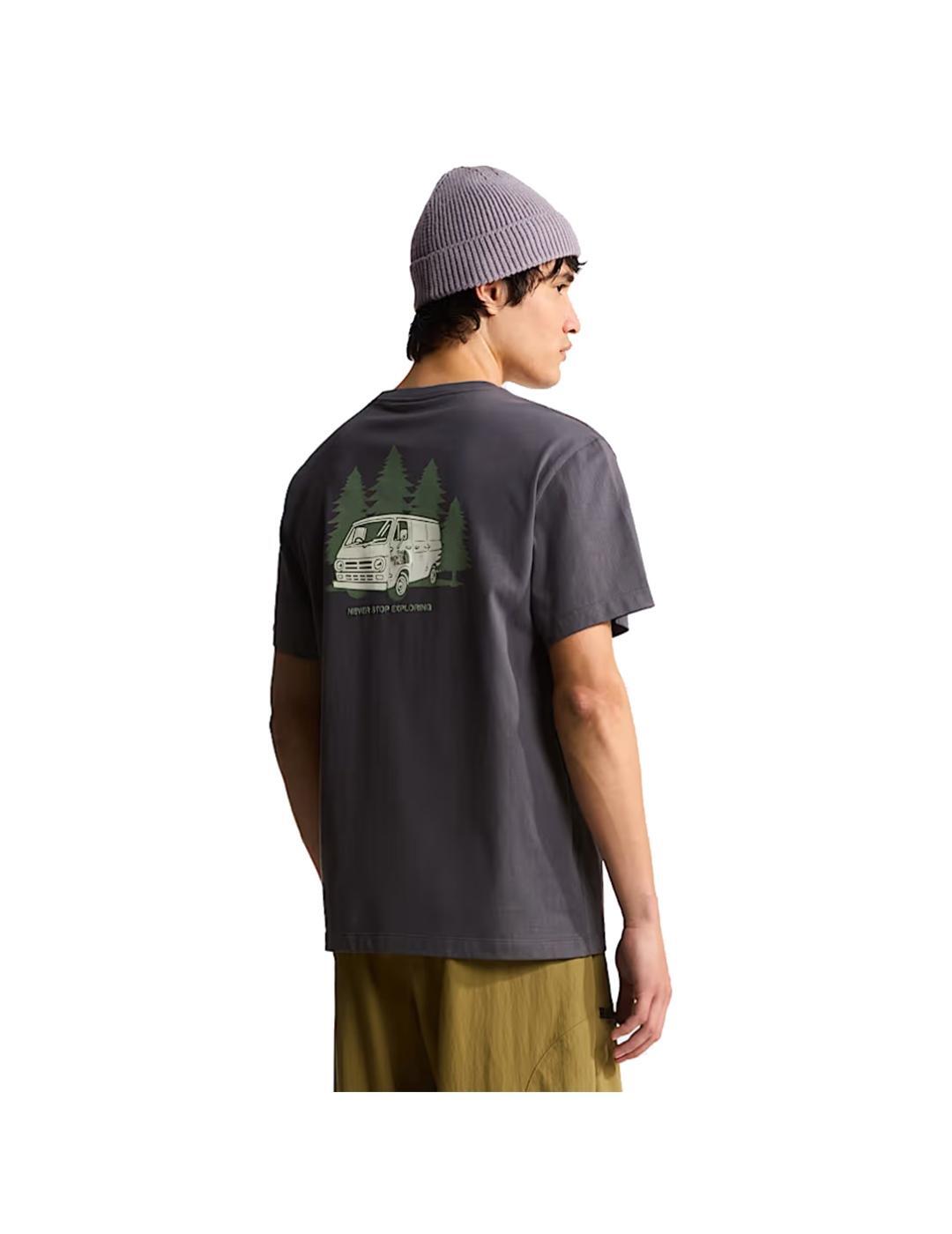 T-shirt pour homme The North Face Van Life Gris. 4/7