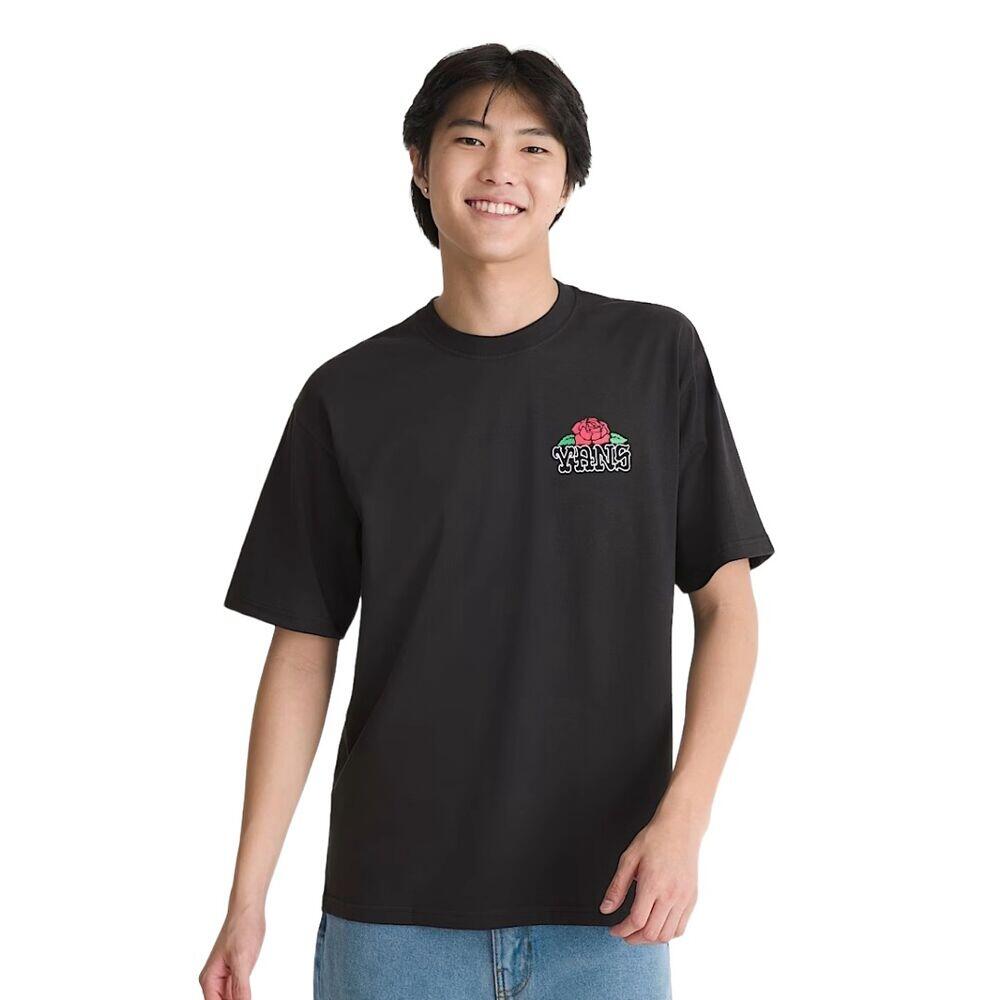 Camiseta Negra Vans So Long Reaper Black de Corte Holgado y Estilo Informal 3/5