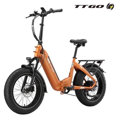 Elektrische hybride fiets brede band sport f6boost lange afstand grijs