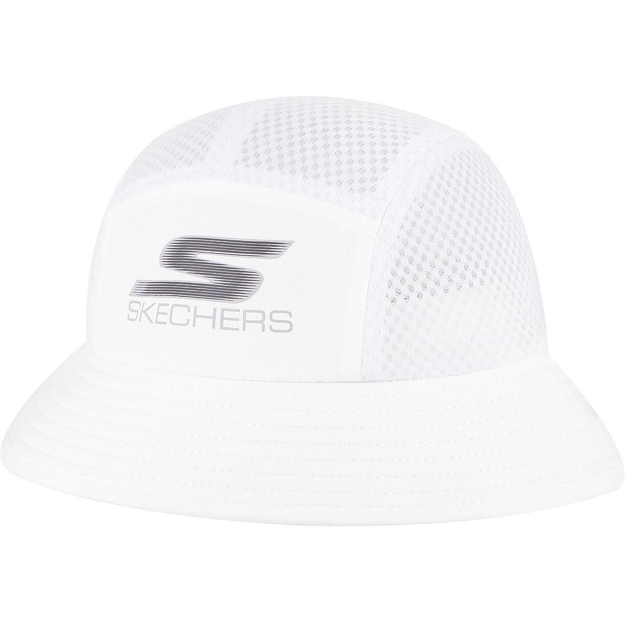 Basque Skechers Liberated Mesh Bucket Hat, Blanc, Unisexe 3/5
