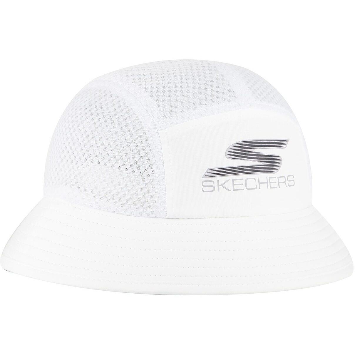 Basca unisex Skechers Liberated Mesh Bucket Hat, Alb
