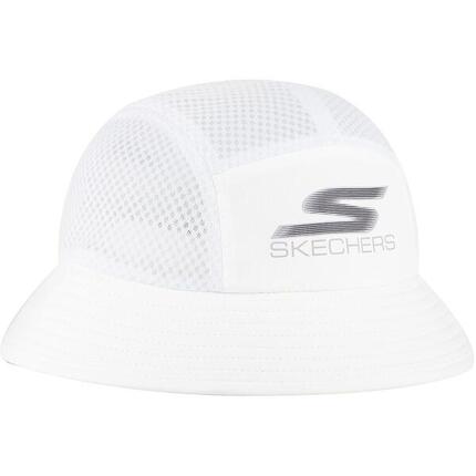 Baskisch Skechers Liberated Mesh Bucket Hat, Weiß, Unisex