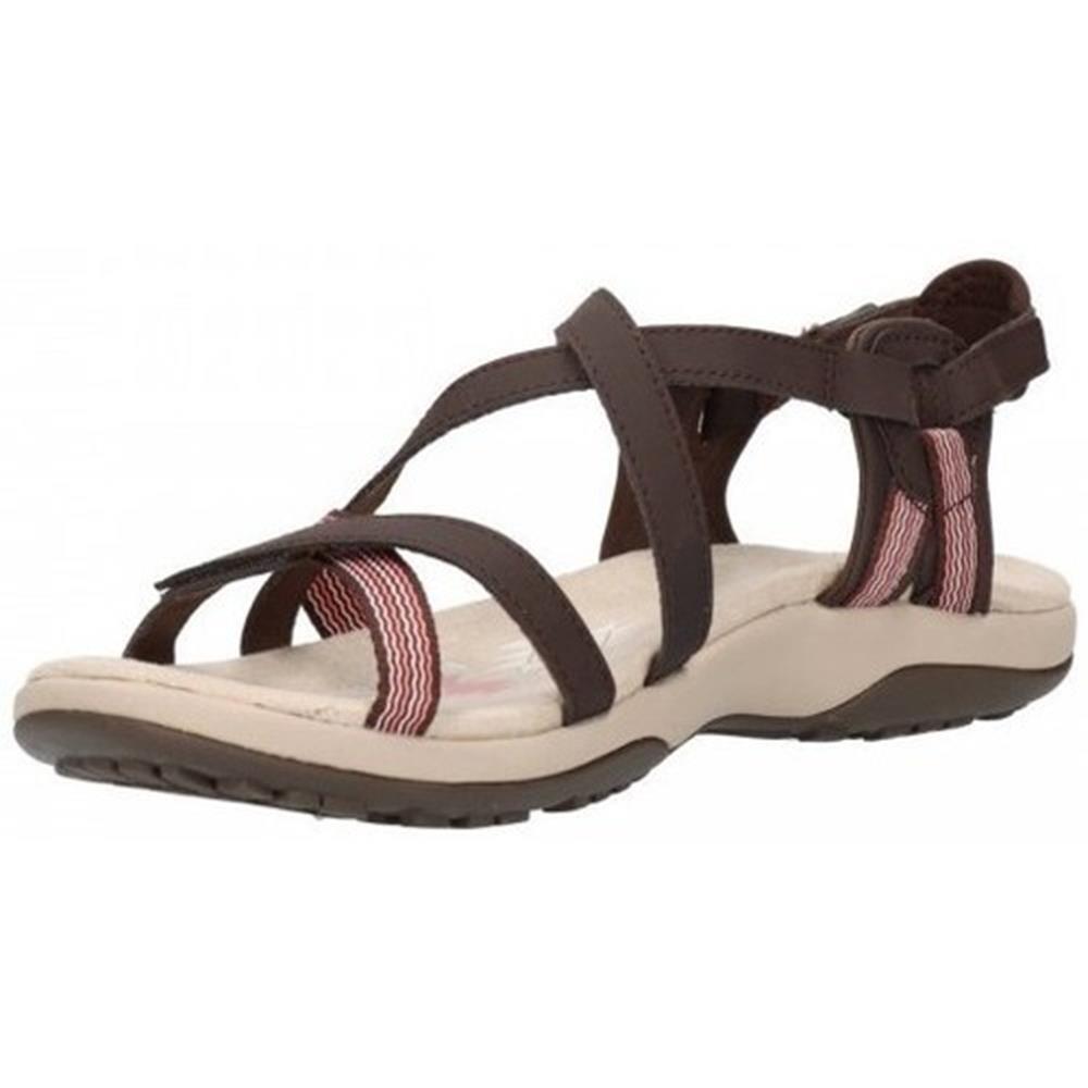 SANDALE Caminar FEMME Skechers Reggae Slim Sun Array MARRON 3/7