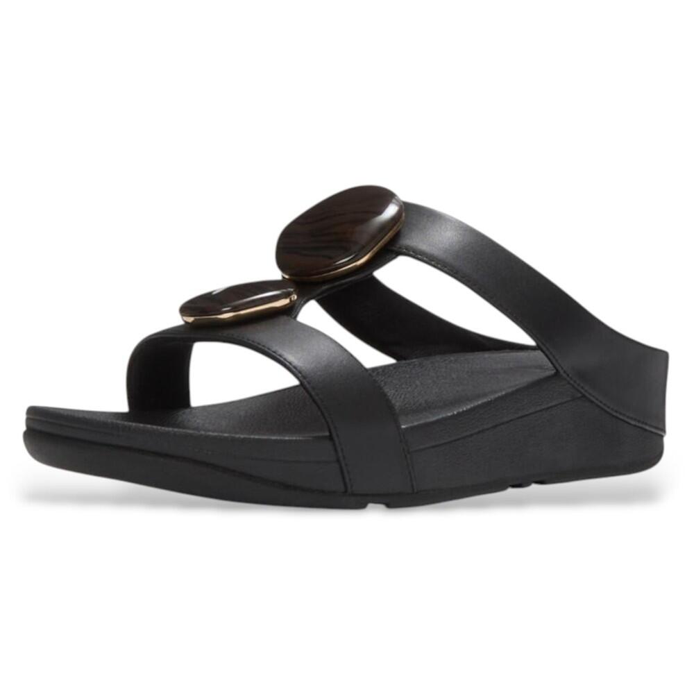 Fino Marbled-stone Negro - Chanclas Mujer Fitflop Confort 2/7