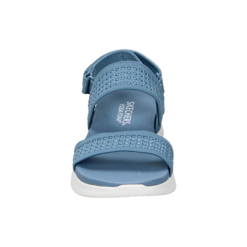 Sandalias Planas Mujer Skechers Ultra Flex 3.0 All About U Azul 4/4